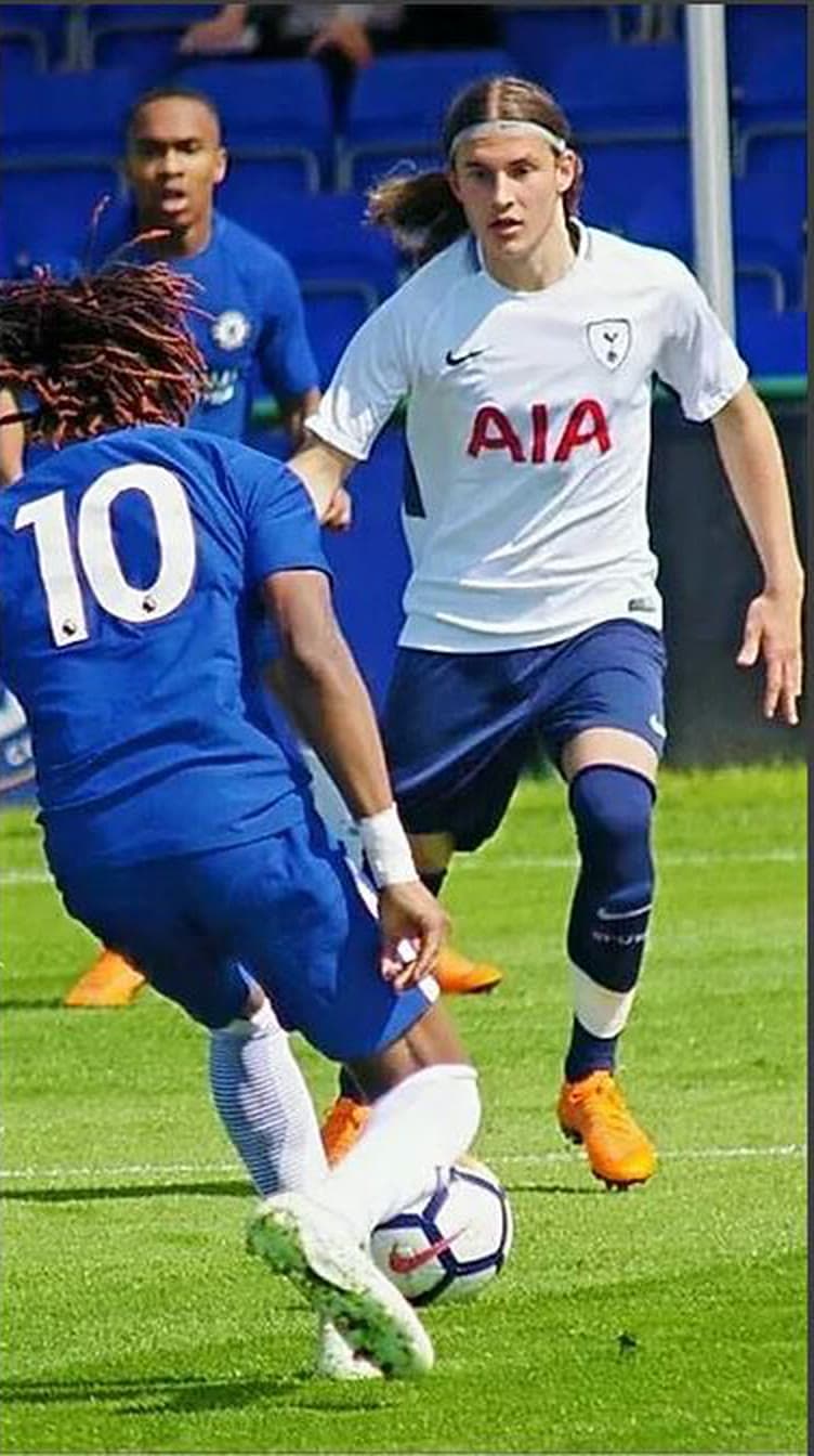 Max Taino, now at Tottenham Hotspur